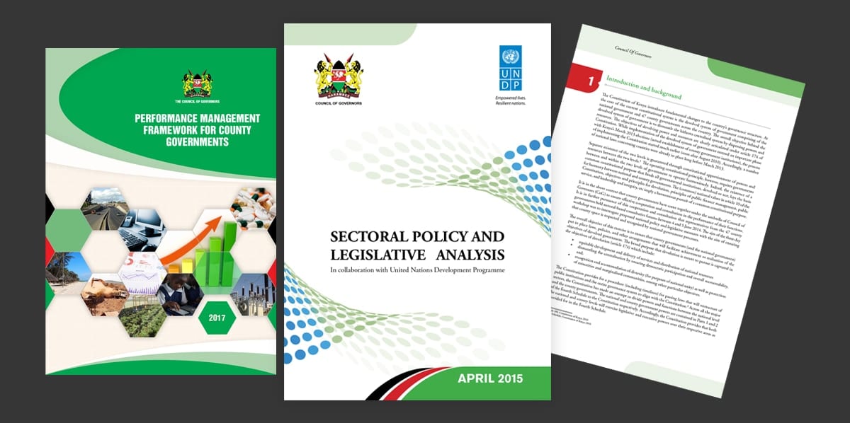 Government of Kenya UNDP Report design