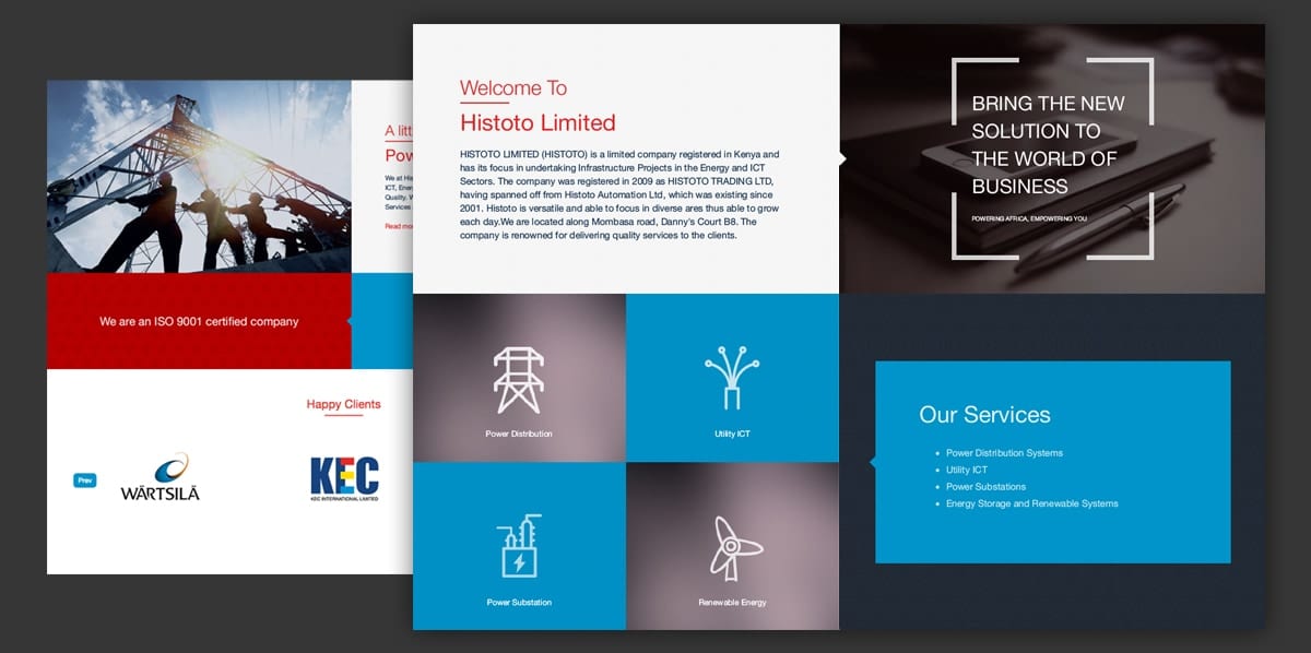 Histoto Limited Best Website Layout